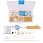 Earring Making, with Dyed Natural Flat Round Shell, Glass Beads, Nylon Tassel Pendants and Brass Earring Hooks