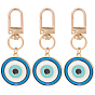 3шт. подвеска из сплава с эмалью от сглаза, с поворотными застежками сплава