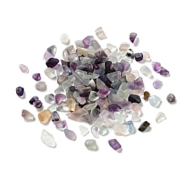 Natural Fluorite Beads, No-hole/Undrilled, Chip