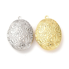 Латунные овальные медальон подвески, фото прелести рамка для ожерелья, стойки покрытие, долговечный