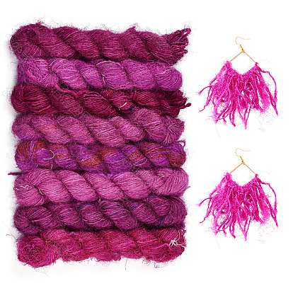 Непальский шнур из чистого шелка, круглые