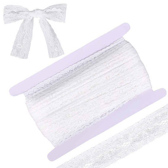 30 ярдов нейлоновой эластичной кружевной отделкой, с картонной карточкой