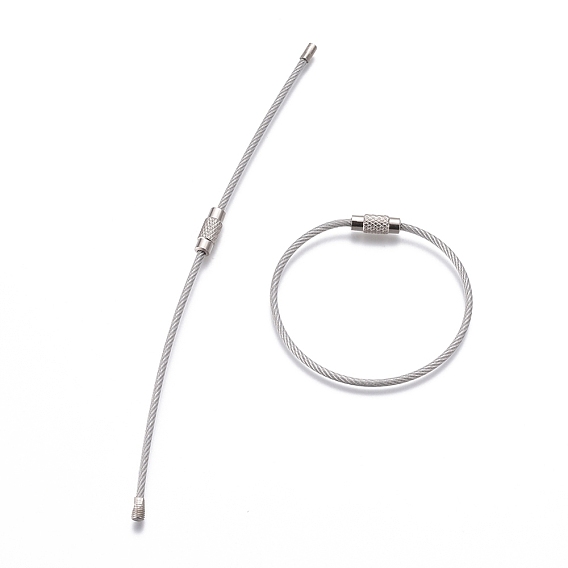 Брелки из нержавеющей стали, с пластиковым покрытием, петли для ключей, для подвешивания багажной бирки, брелоки и хранители тэгов