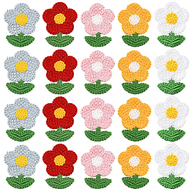 Аксессуары из полиэстера, швейные украшения, цветы/фрукты