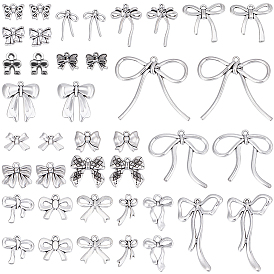 40 шт 20 стили сплава подвески в тибетском стиле, бантом прелести