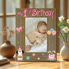 Прямоугольные деревянные фоторамки, для печати фотографий, фотореквизитов, настенного декора, аксессуаров