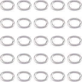 304 из нержавеющей стали открыты кольца прыжок, овальные