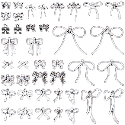 40 шт 20 стили сплава подвески в тибетском стиле, бантом прелести