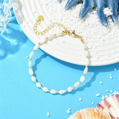 Браслеты из натурального культивированного пресноводного жемчуга для женщин., с немагнитных синтетическими гематита бисера