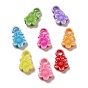 Opaque Acrylic Pendants, Craft Style, Flower