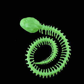 Светящаяся искусственная пластиковая модель змеи/геккона, светится в темноте, для украшения шалости на Хэллоуин