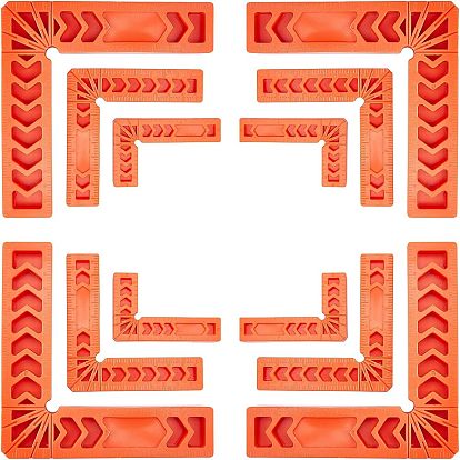 Engineering Plastics Positioning Squares Right Angle Clamps, Woodworking Carpenter Tool, for Picture Frame Box Cabinets Drawers