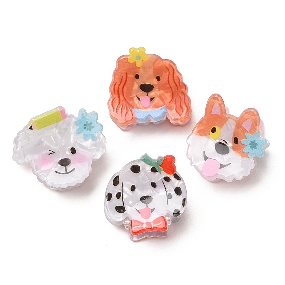 Acrylic Claw Hair Clips, Dog, Hair Accessories for Girls & Women