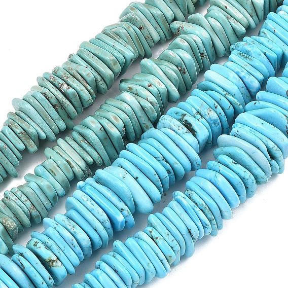 Природные Говлит бисер нитей, окрашенные, градуированный бисер, самородки