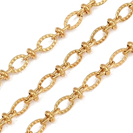 304 цепи из текстурированной нержавеющей стали с овальными звеньями, несварные, с катушкой, ионное покрытие (ip)