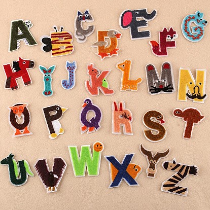Computerized Embroidery Cloth Iron on/Sew on Patches, Costume Accessories, Appliques, Letter