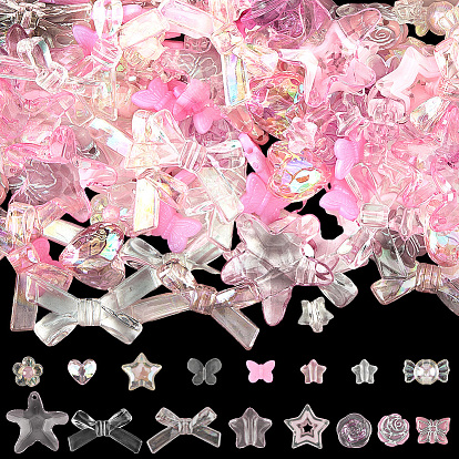 180 шт 15 стили акриловые бусины, разнообразные