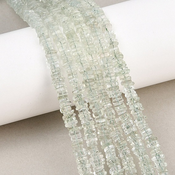 Естественный зеленый апатит бисер нити, прямоугольные бусины хейши