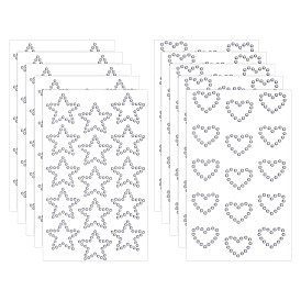 10 листы 2 стиль стразы лицо наклейка, Наклейка с хвостом в виде глаза, украшение для женщин, праздничный аксессуар, украшения для лица своими руками