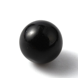 Стеклянная бусина, без отверстия , круглые