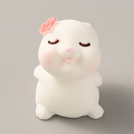 Украшения дисплей смолы, аксессуары для украшения сада, кролик