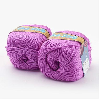 Soft Baby Yarns, with Cashmere, Acrylic Fibres and PAN Fiber, 2mm, about 50g/roll, 6rolls/box