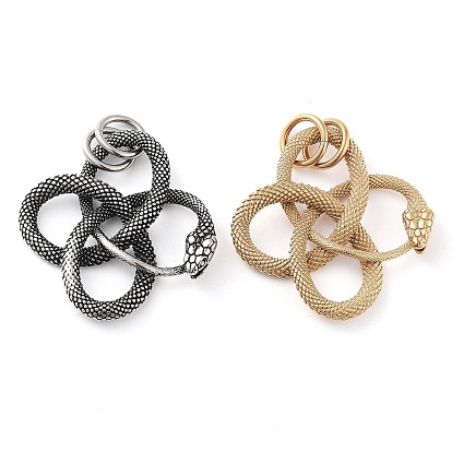 304 подвески из нержавеющей стали, с целью перехода в кольце, очарование змеи