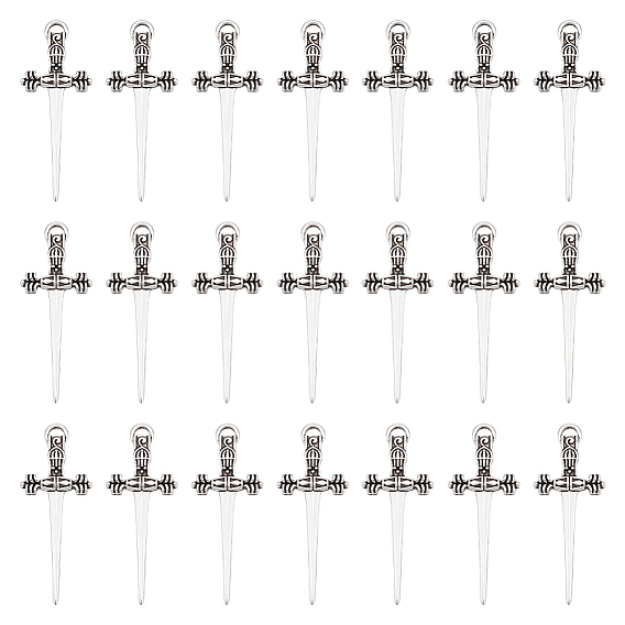 Подвески из сплава, меч