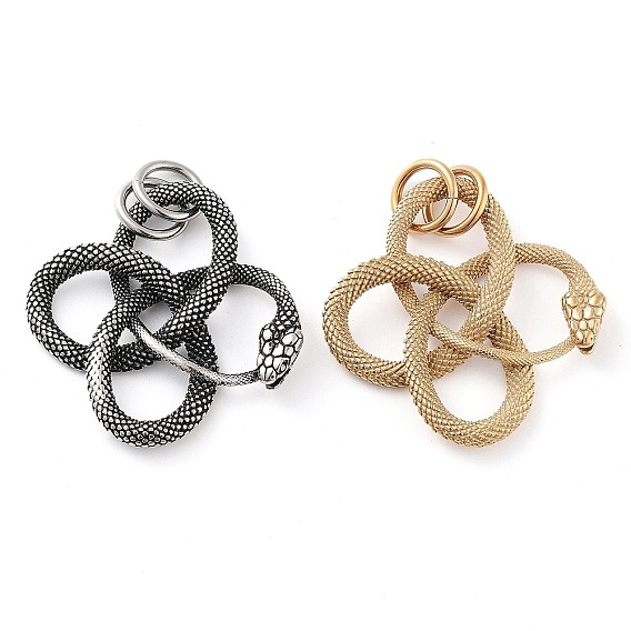 304 подвески из нержавеющей стали, с целью перехода в кольце, очарование змеи