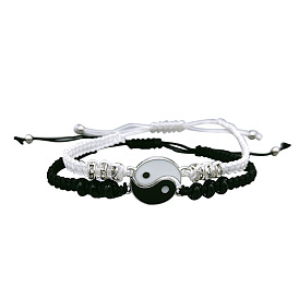 Adjustable Handmade Alloy Tai Chi Bracelet - Couple Bracelet, Handcrafted, Adjustable.
