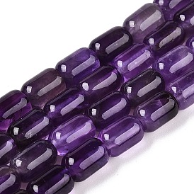 Natural Amethyst Beads Strands, Column