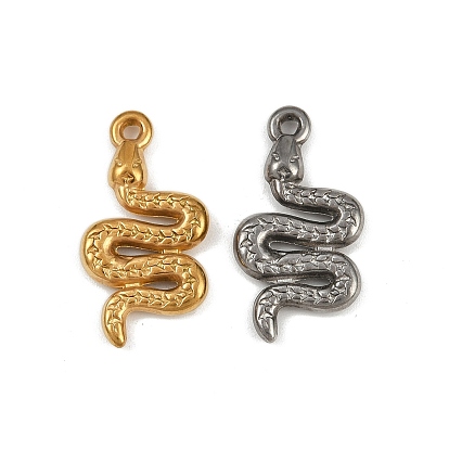 304 подвески из нержавеющей стали, ионное покрытие (ip), очарование змеи