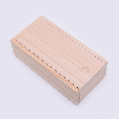 Незавершенная коробка для хранения карт с натуральными свечами, для искусства, поделки и домашний декор, прямоугольные