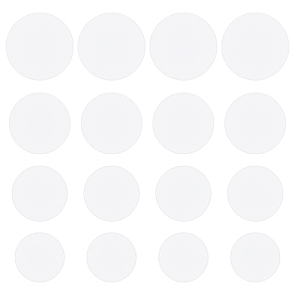 8 Bags 4 Sizes Flat Round English Paper Piecing, Paper Quilting Template for Patchwork, DIY Accessories