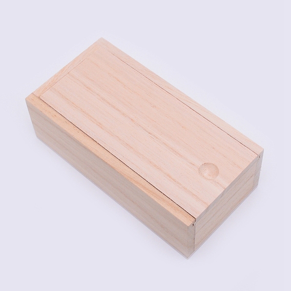 Незавершенная коробка для хранения карт с натуральными свечами, для искусства, поделки и домашний декор, прямоугольные