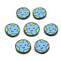 Handmade Polymer Clay Cabochons, Polymer Clay Slices for Resin Crafts & DIY Projects, Flat Round with Expression