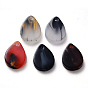 Cellulose Acetate(Resin) Pendants, with Glitter Powder, Teardrop