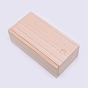 Незавершенная коробка для хранения карт с натуральными свечами, для искусства, поделки и домашний декор, прямоугольные