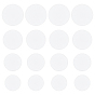 8 Bags 4 Sizes Flat Round English Paper Piecing, Paper Quilting Template for Patchwork, DIY Accessories
