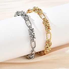 Унисекс 304 браслеты из нержавеющей стали в византийском стиле