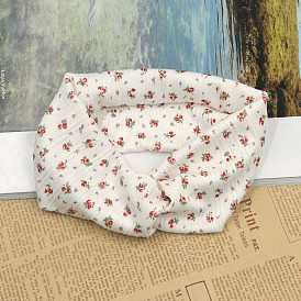 300Pcs Flower Pattern Cotton Cross Headband for Women Girls