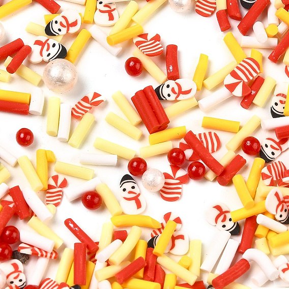 Рождественская тема ручной работы из полимерной глины кабошоны, Рождественский чулок