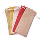 Burlap Packing Pouches, Drawstring Bags