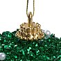 Christmas Ball Foam & Plastic Imitation Pearl Pendant Decoration, for Christmas Tree Hanging Ornaments