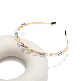 Fashionable Candy-colored Resin Headband with Minimalist Design - Versatile, Narrow Headband.