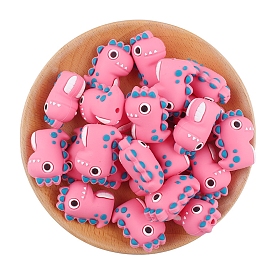 Perles de silicone, Diy soins infirmiers colliers faisant, dinosaure