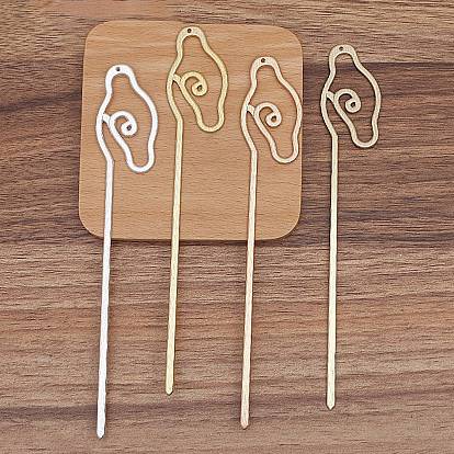 Ancient Style Alloy Hair Stick Finding, for DIY Jewelry Accessories, Cloud