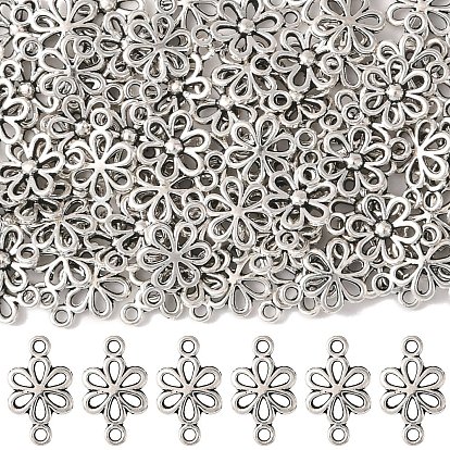 80 шт. подвески из сплава в тибетском стиле, полые цветочные звенья