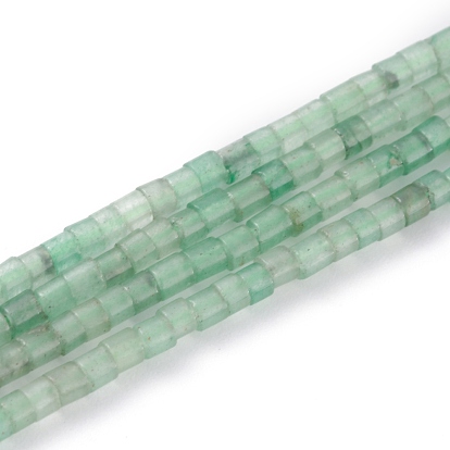 Natural Green Aventurine Beads Strands, Column