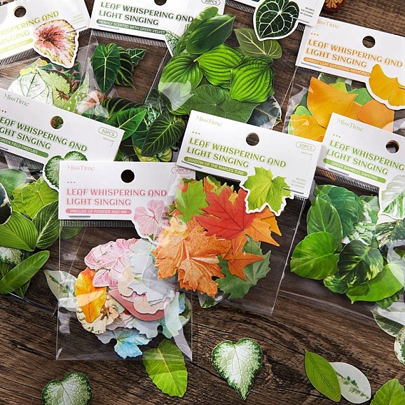 Наклейки для герметизации в форме растений, для скрапбукинга, детские поделки художественных промыслов, этикетки наклейки наклейки